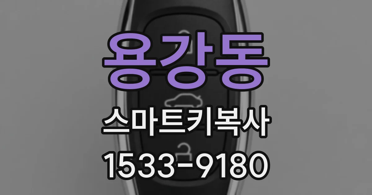 용강동 스마트키복사