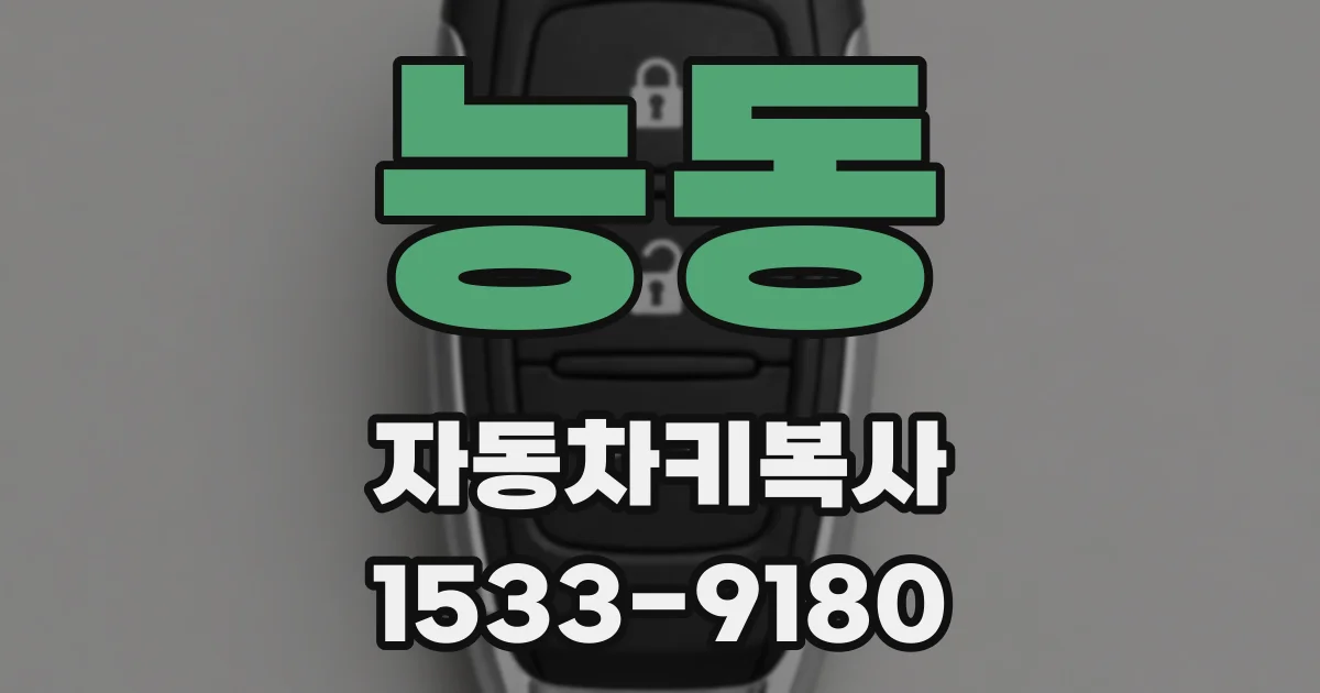 능동 자동차키복사