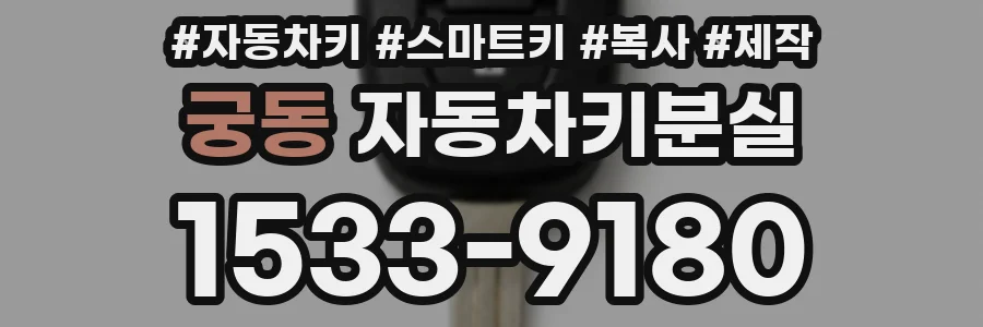 궁동 자동차키분실