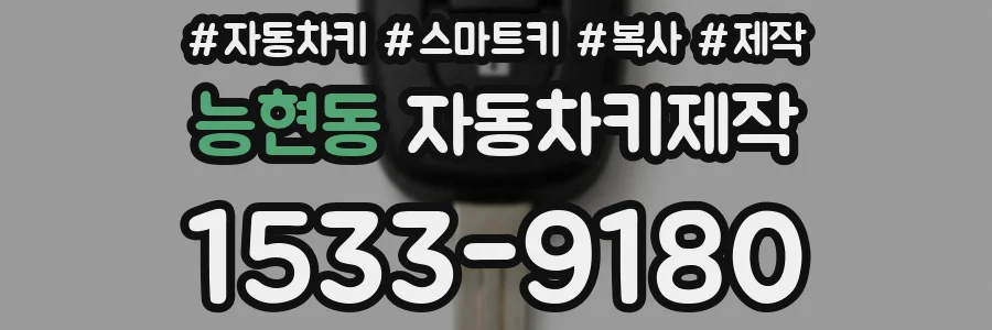 능현동 자동차키제작