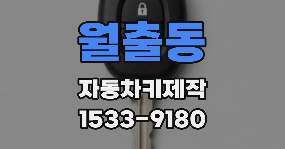 월출동 자동차키제작
