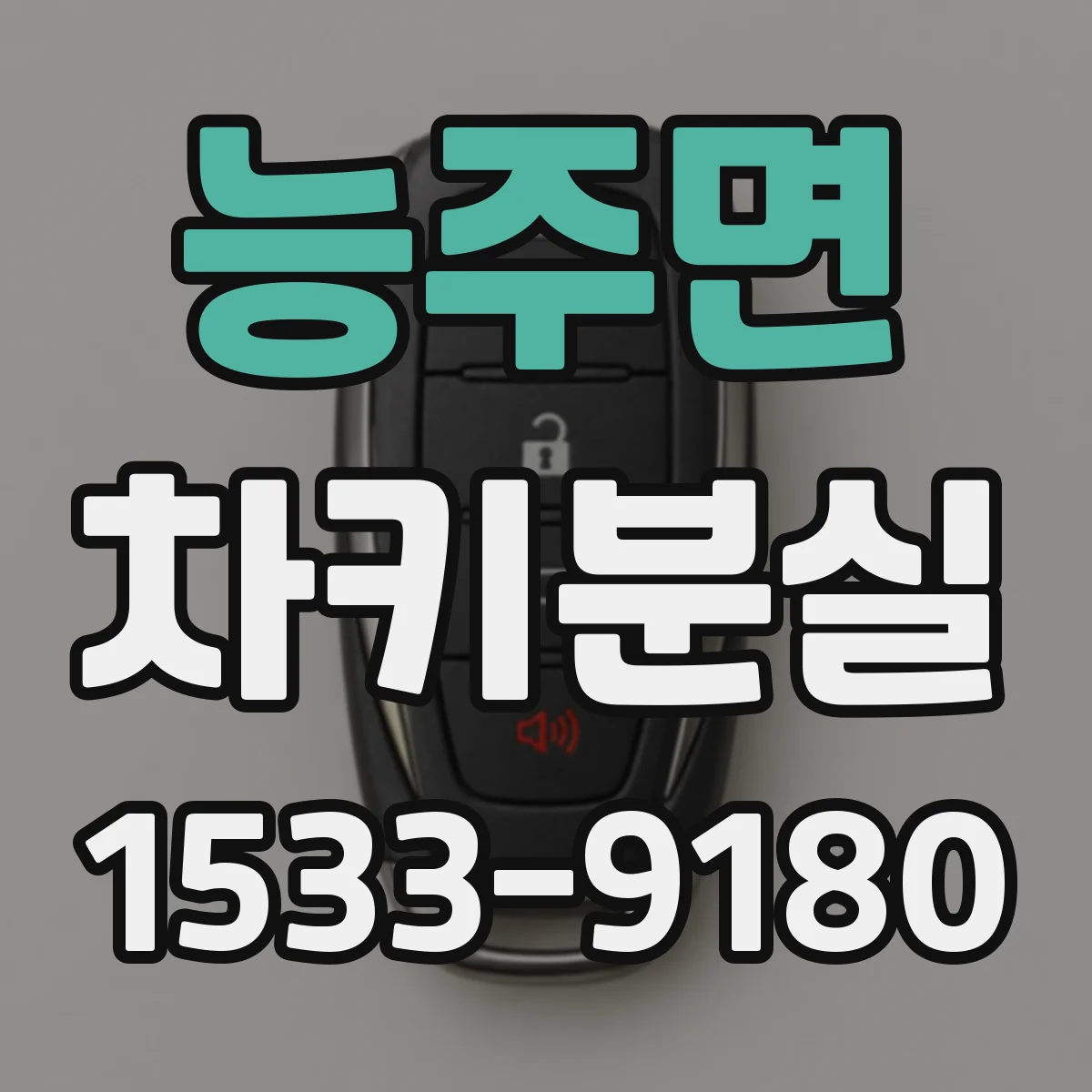 능주면 차키분실
