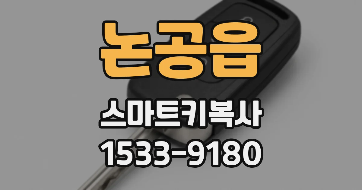 논공읍 스마트키복사