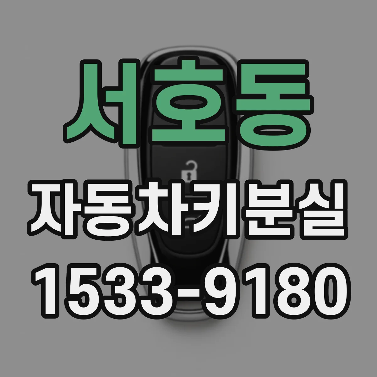 서호동 자동차키분실