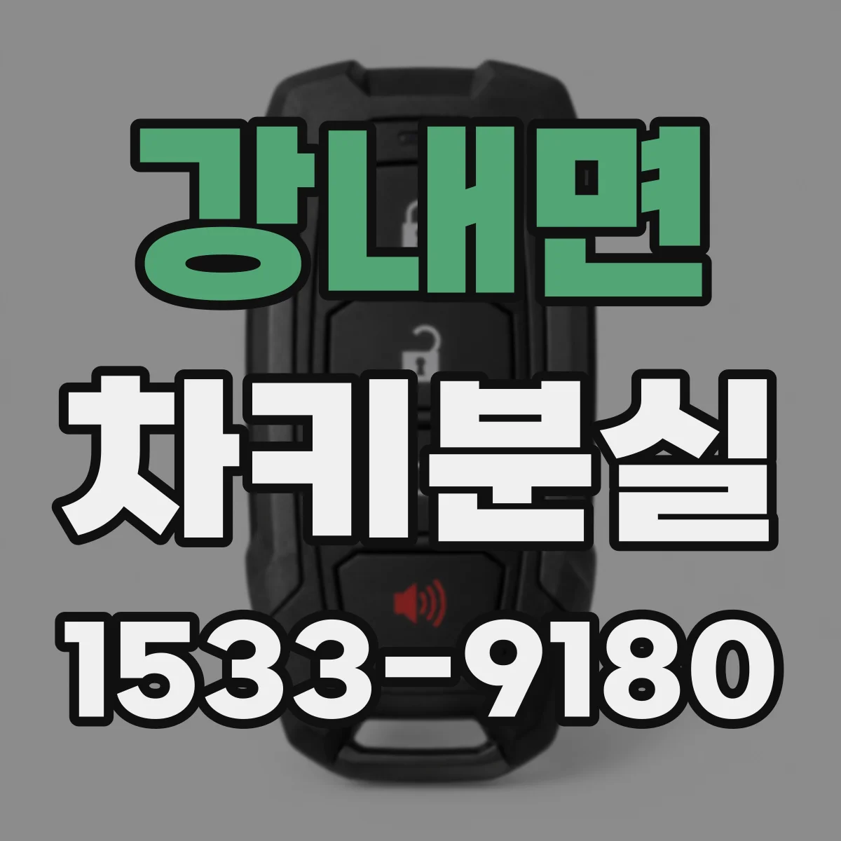 강내면 차키분실