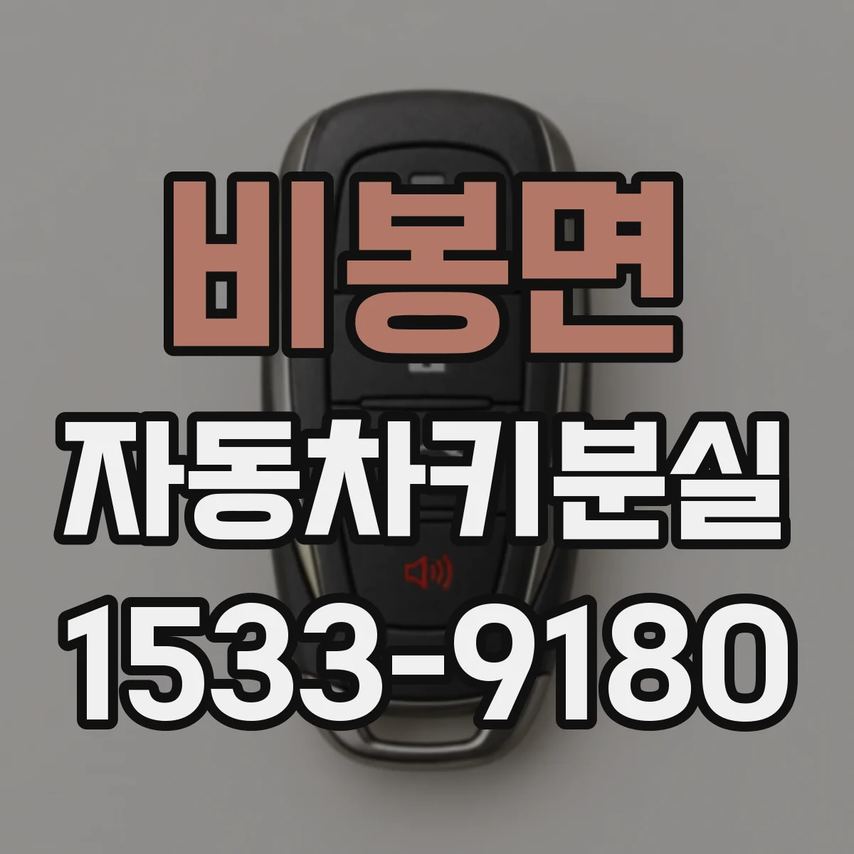 비봉면 자동차키분실