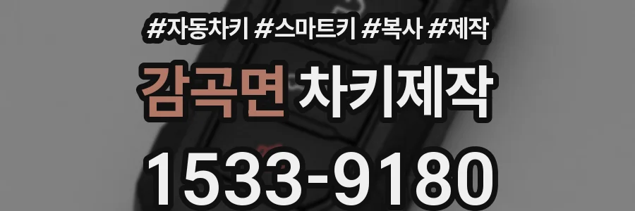 감곡면 차키제작