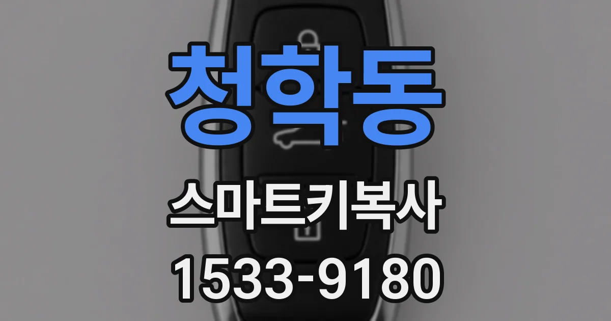 청학동 스마트키복사