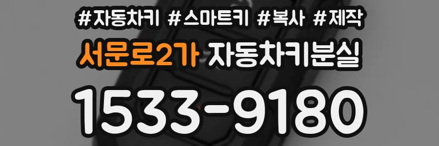서문로2가 자동차키분실