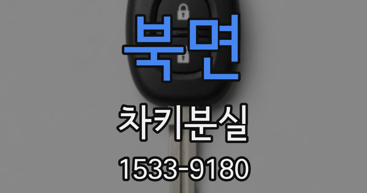 북면 차키분실