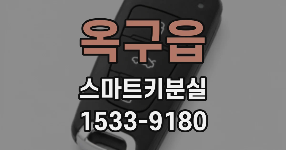 옥구읍 스마트키분실