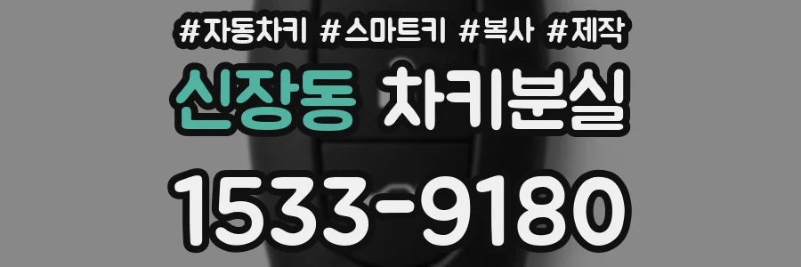 신장동 차키분실