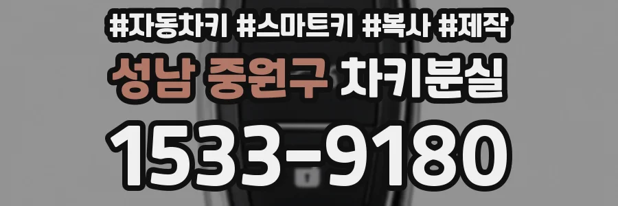 성남 중원구 차키분실