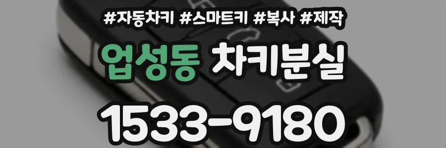 업성동 차키분실