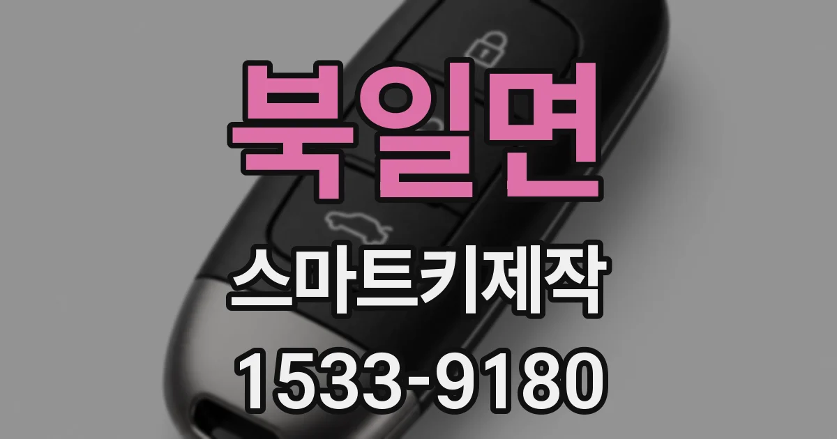북일면 스마트키제작