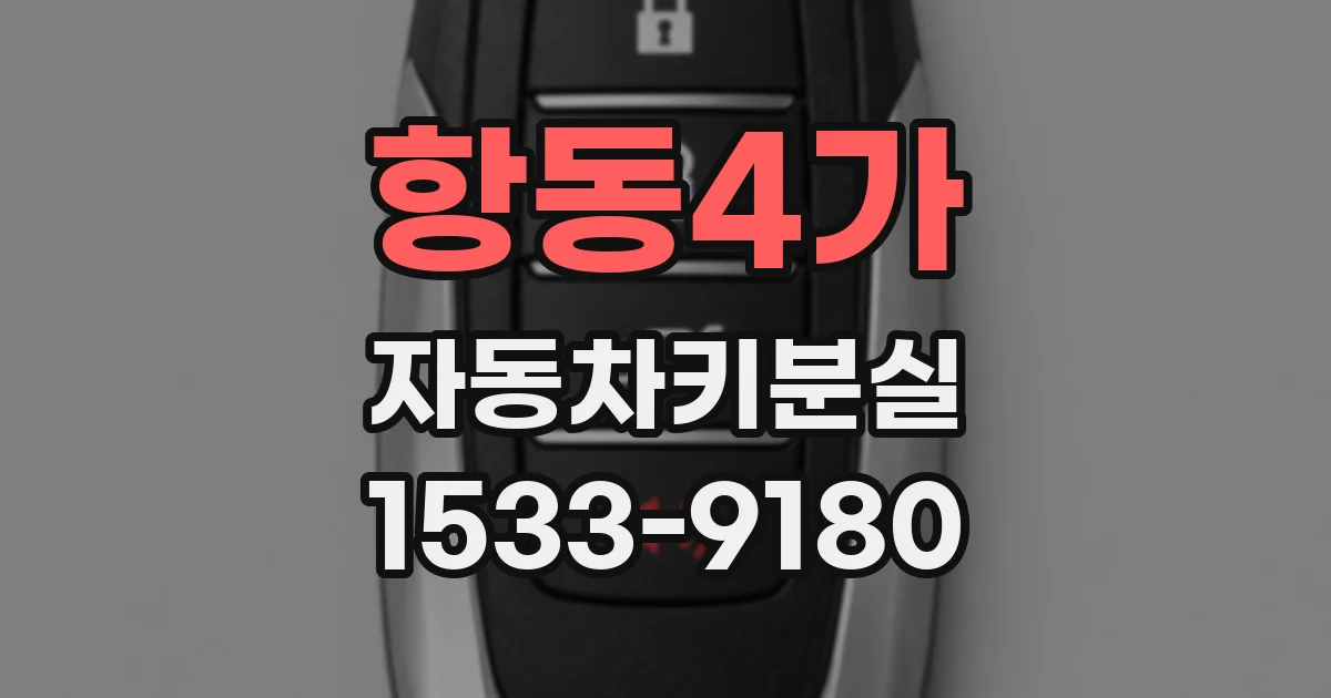 항동4가 자동차키분실
