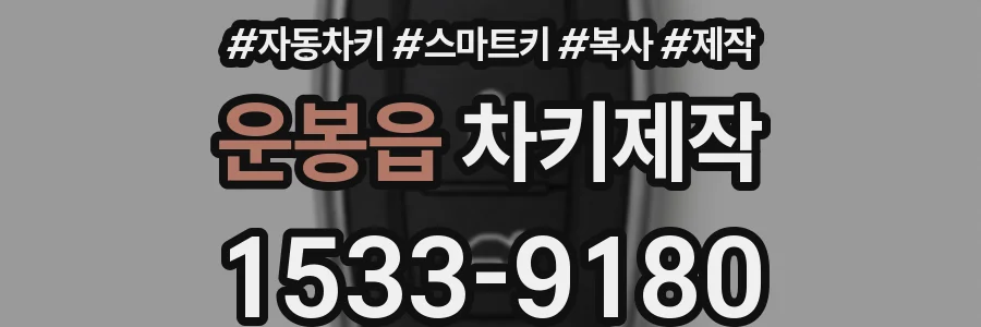 운봉읍 차키제작