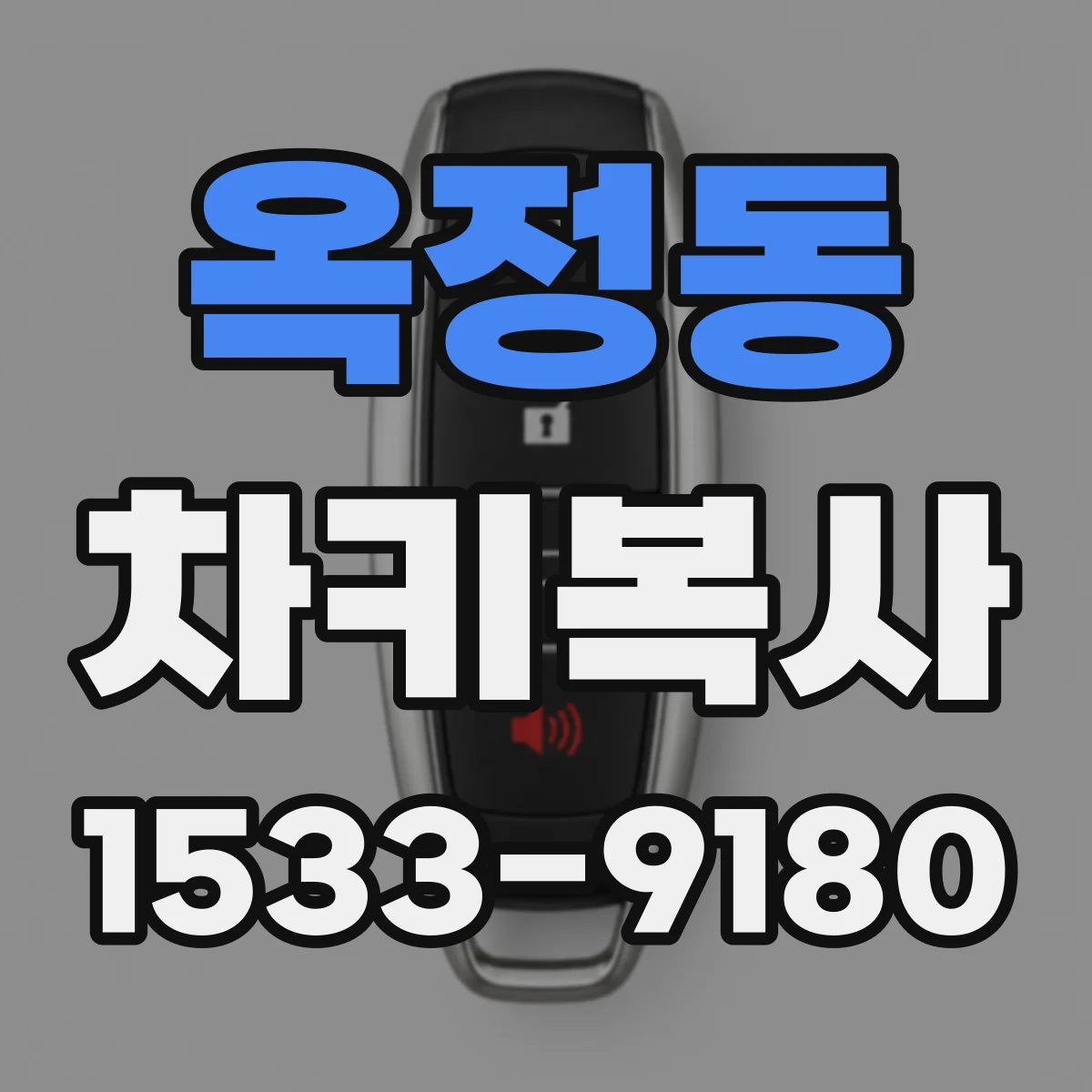 옥정동 차키복사