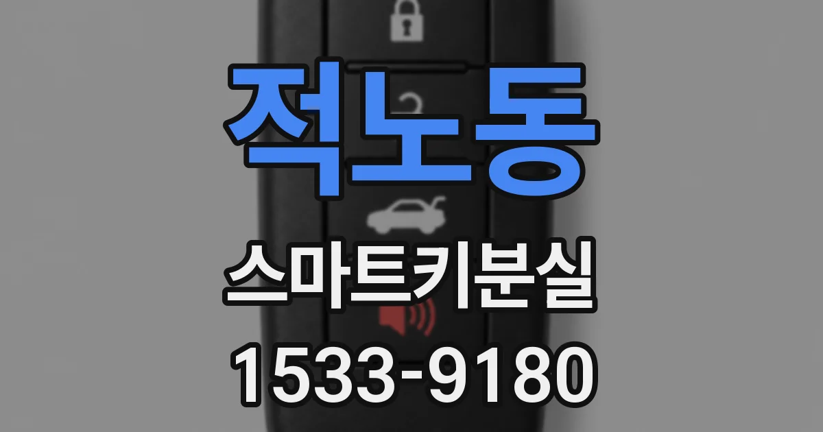 적노동 스마트키분실