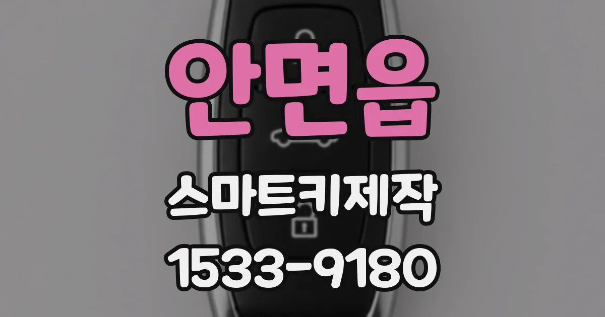 안면읍 스마트키제작