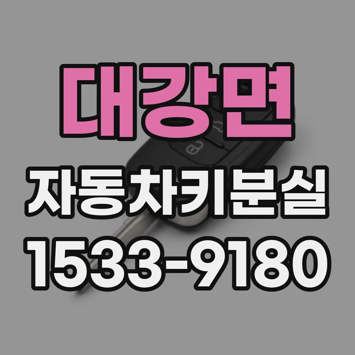대강면 자동차키분실