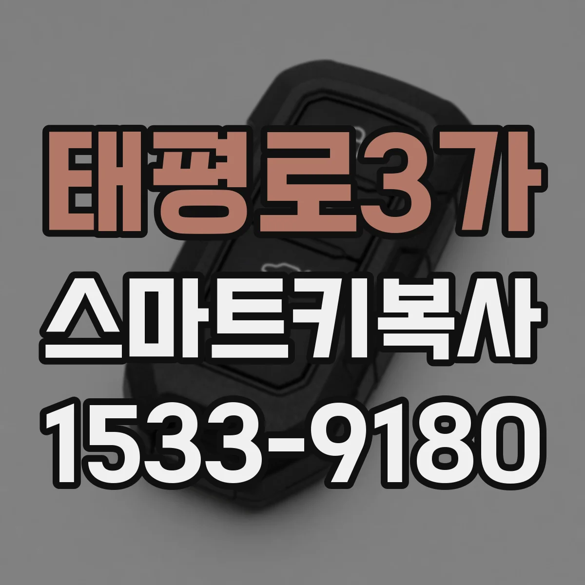태평로3가 스마트키복사