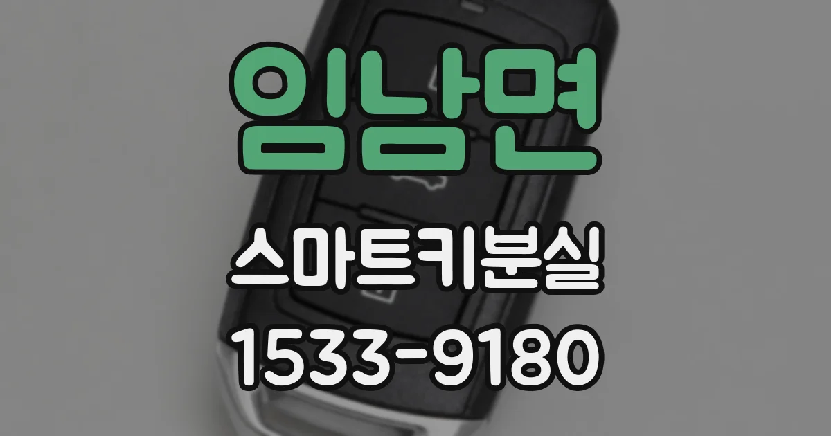 임남면 스마트키분실