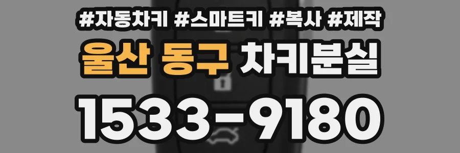 울산 동구 차키분실