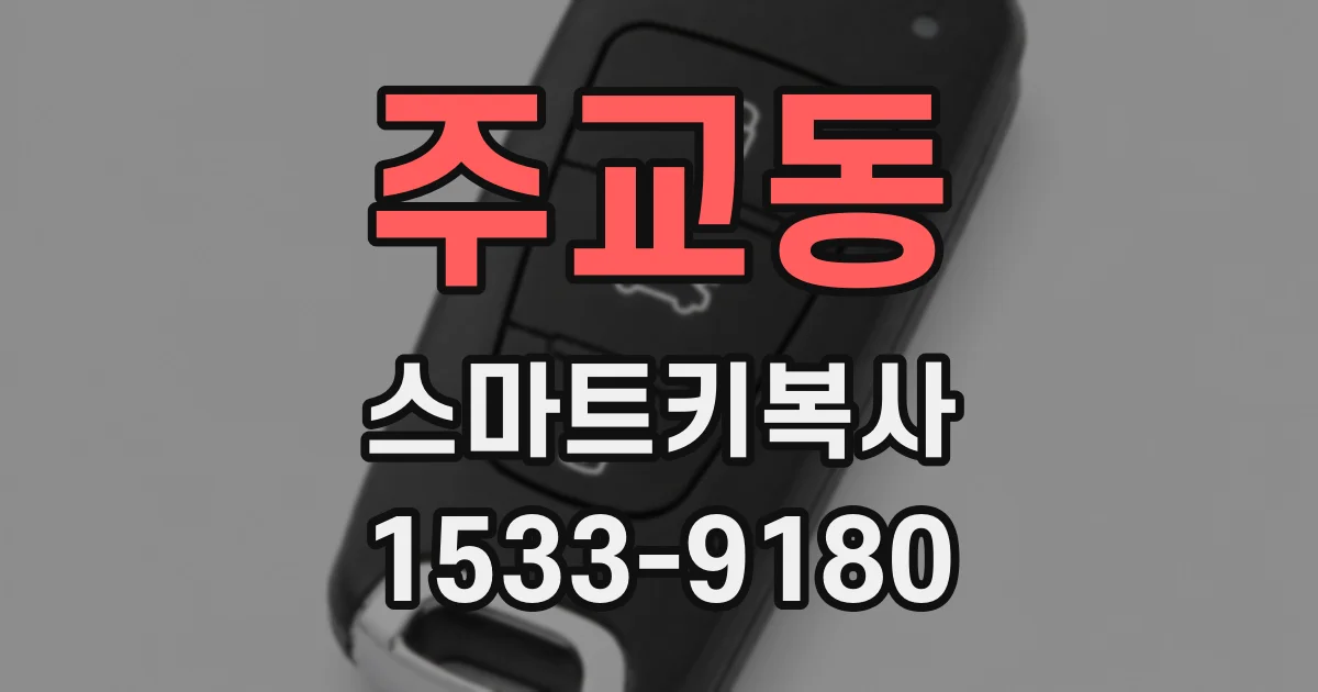 주교동 스마트키복사