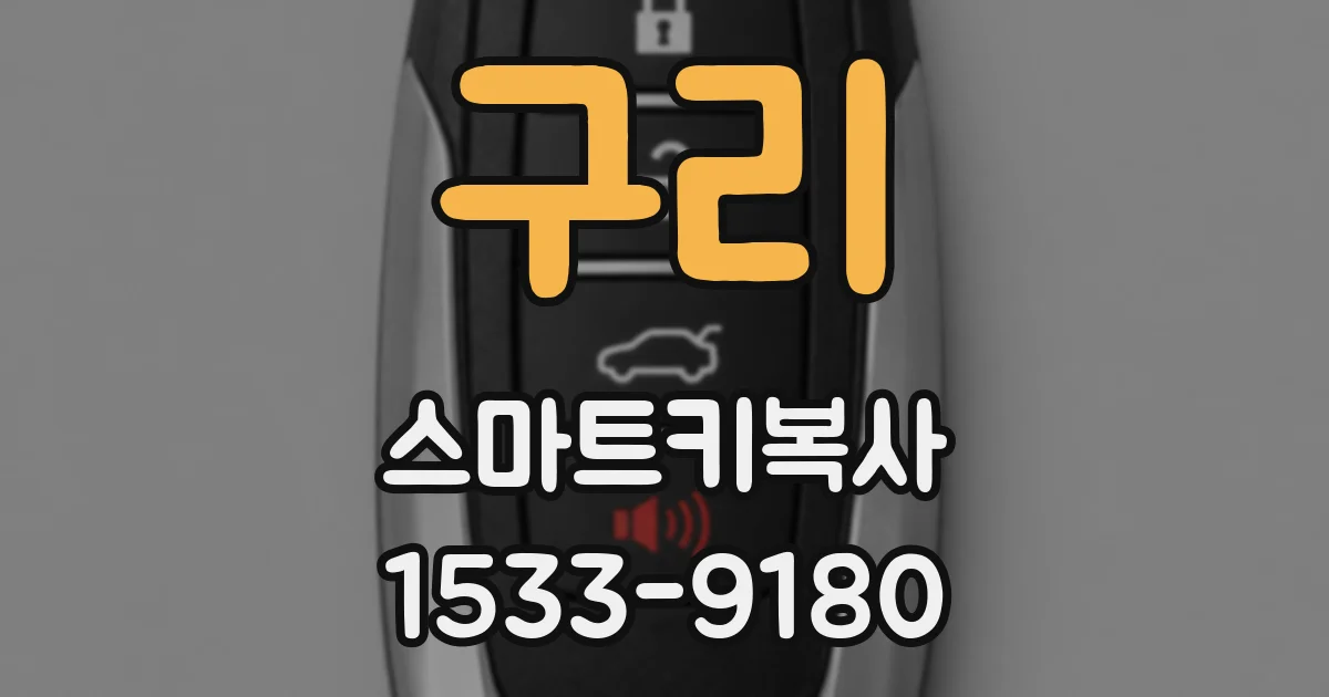 구리 스마트키복사