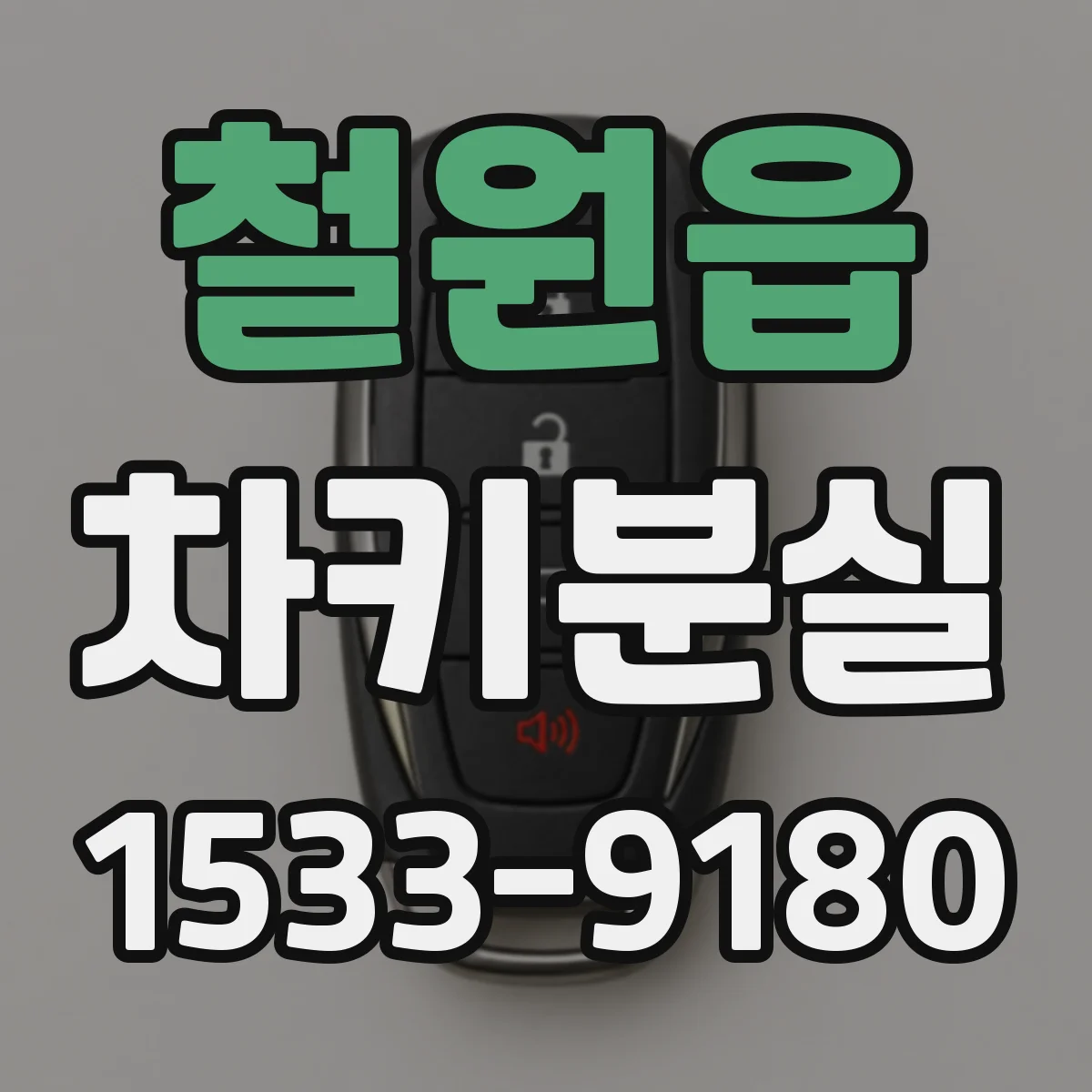 철원읍 차키분실