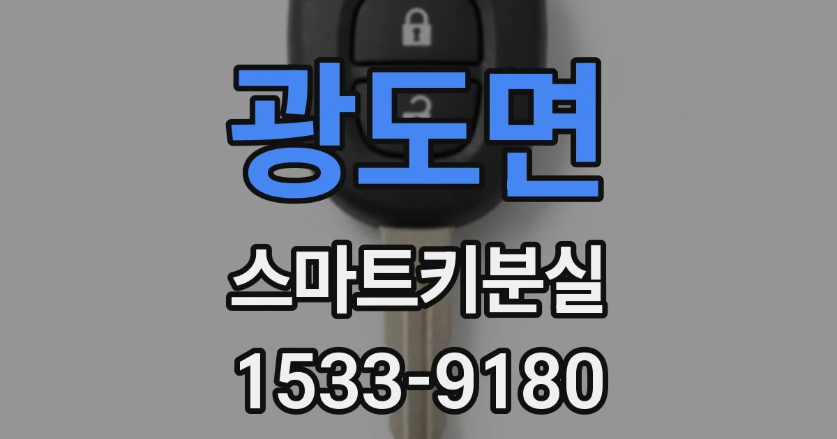 광도면 스마트키분실