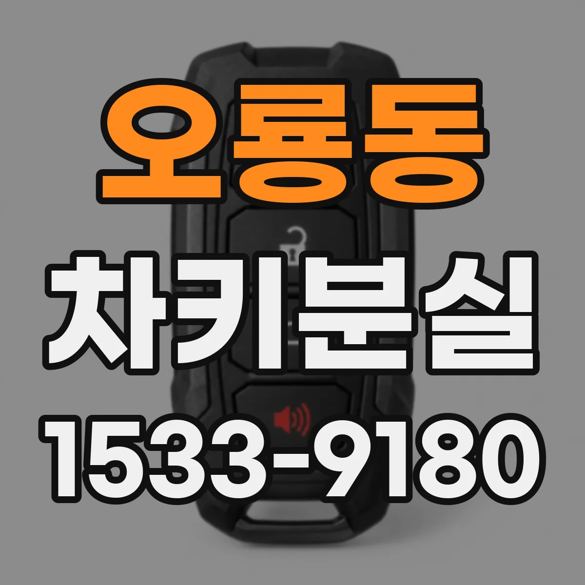 오룡동 차키분실