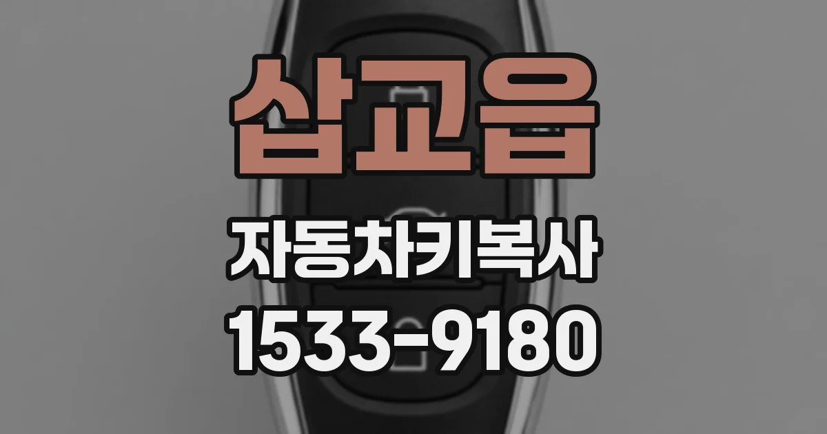 삽교읍 자동차키복사