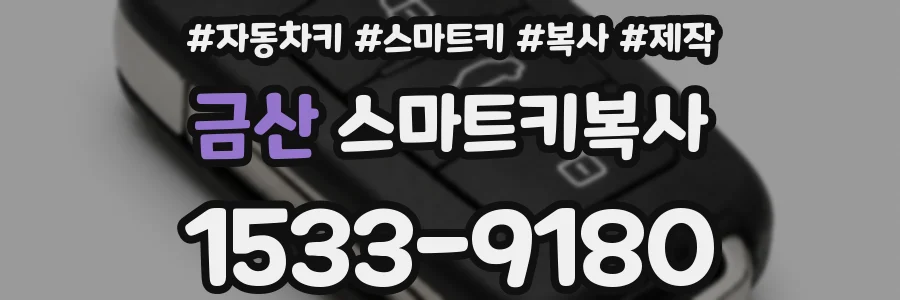 금산 스마트키복사