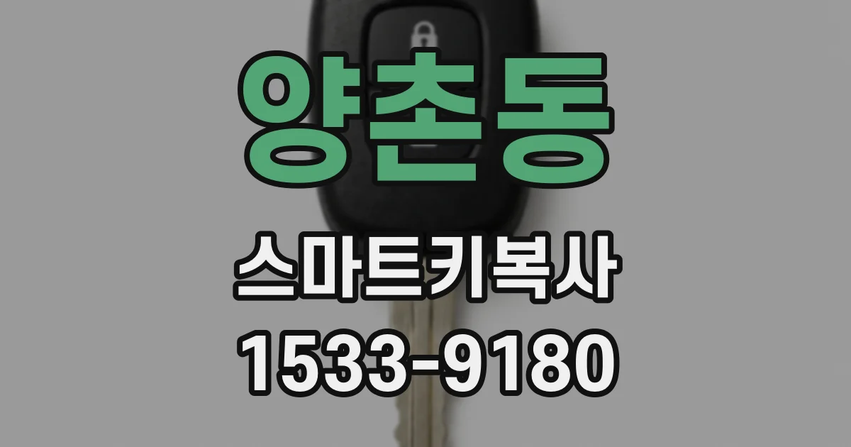 양촌동 스마트키복사