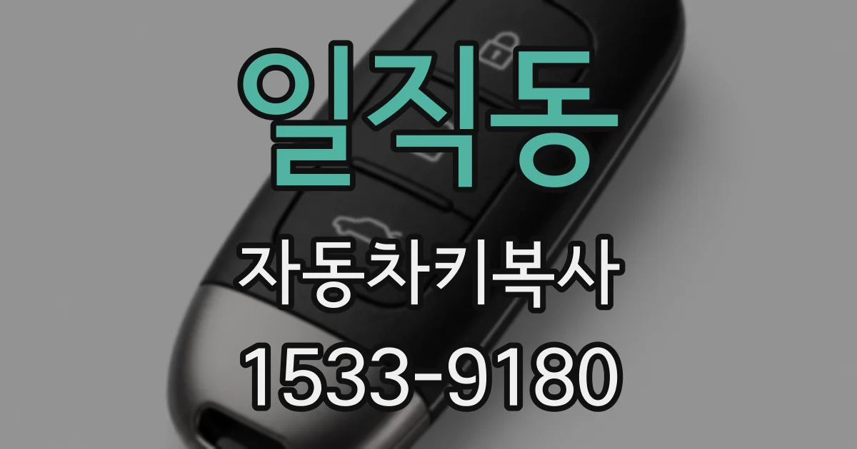 일직동 자동차키복사
