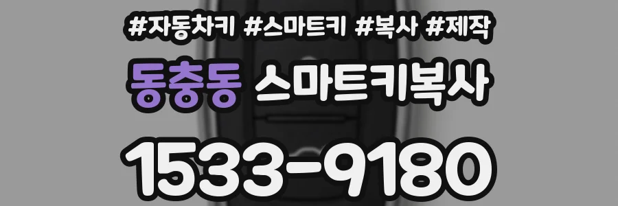 동충동 스마트키복사