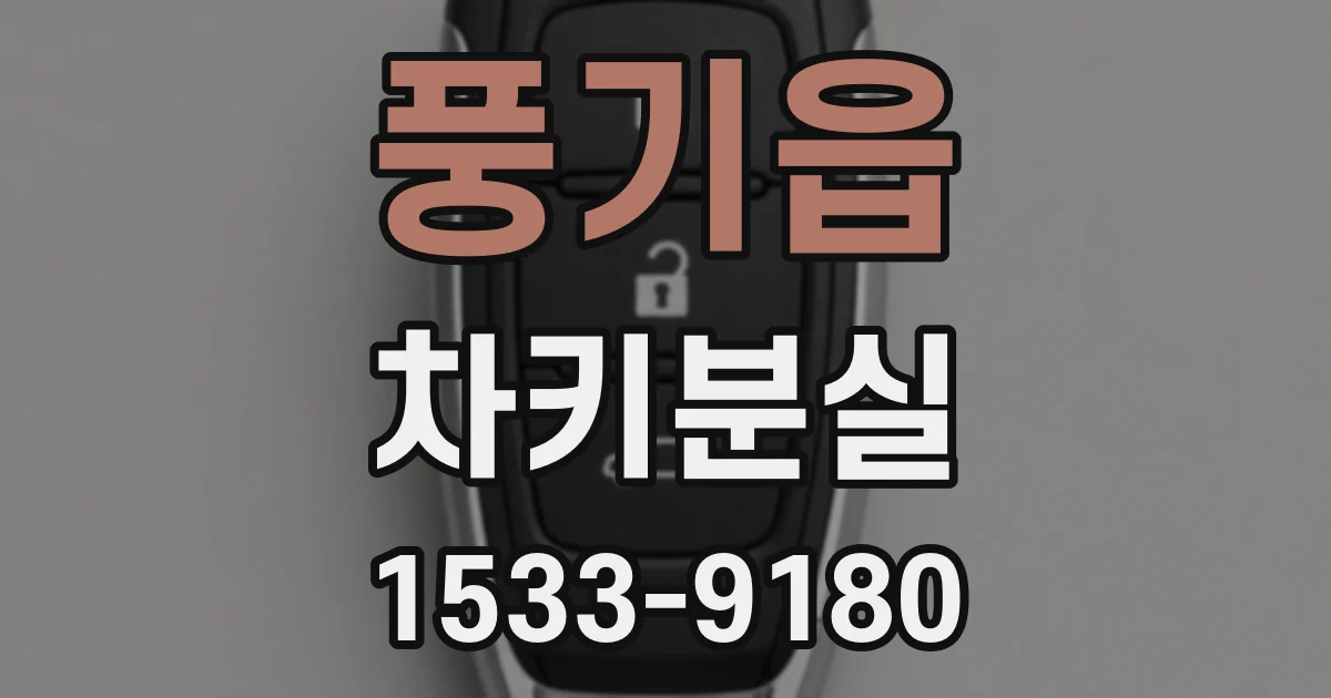 풍기읍 차키분실