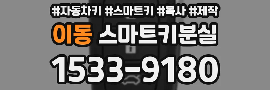 이동 스마트키분실