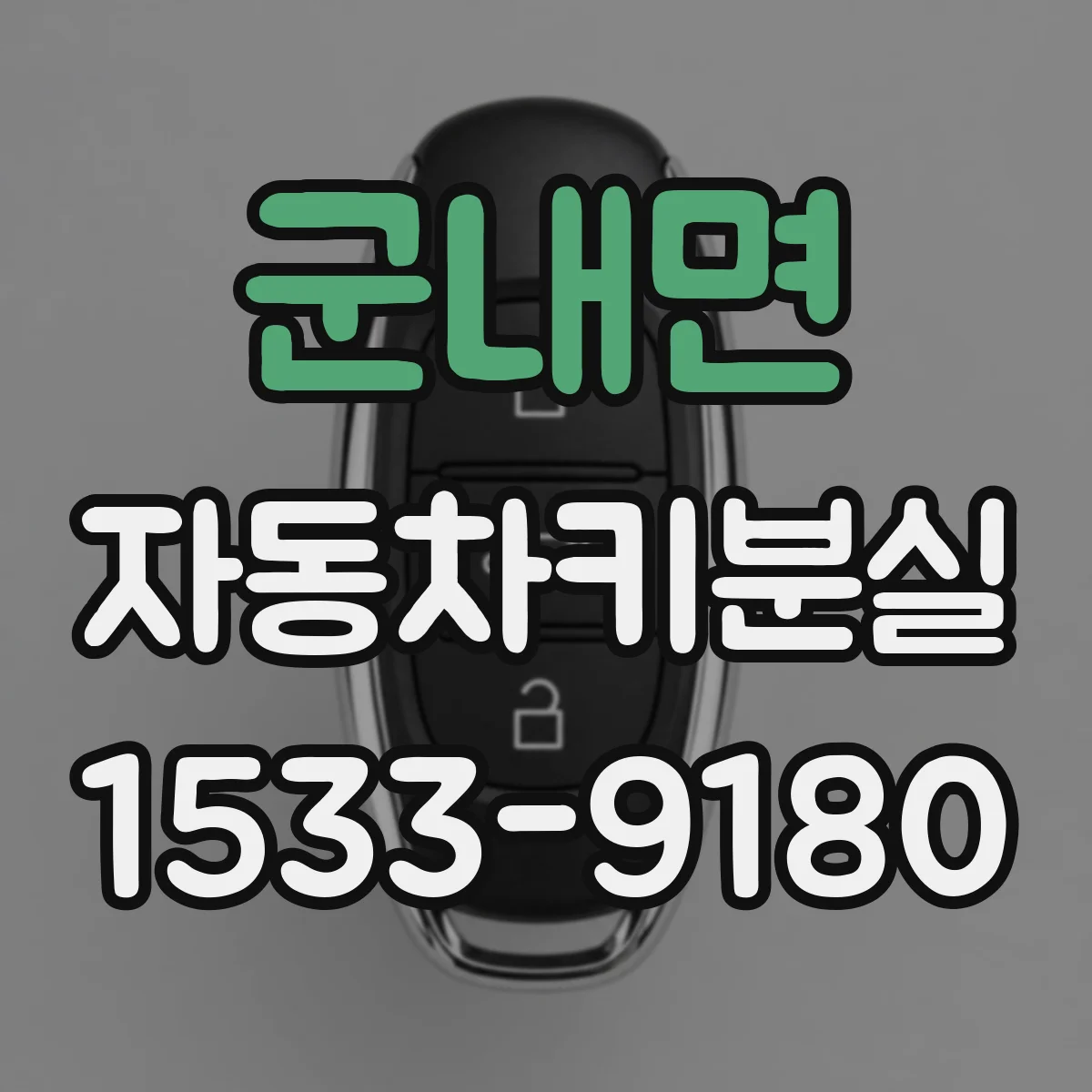 군내면 자동차키분실
