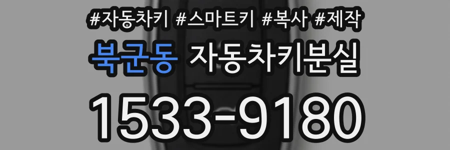 북군동 자동차키분실