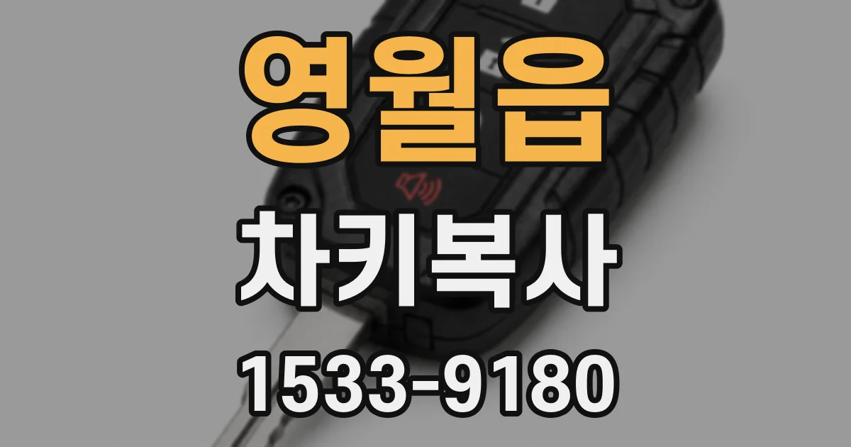 영월읍 차키복사