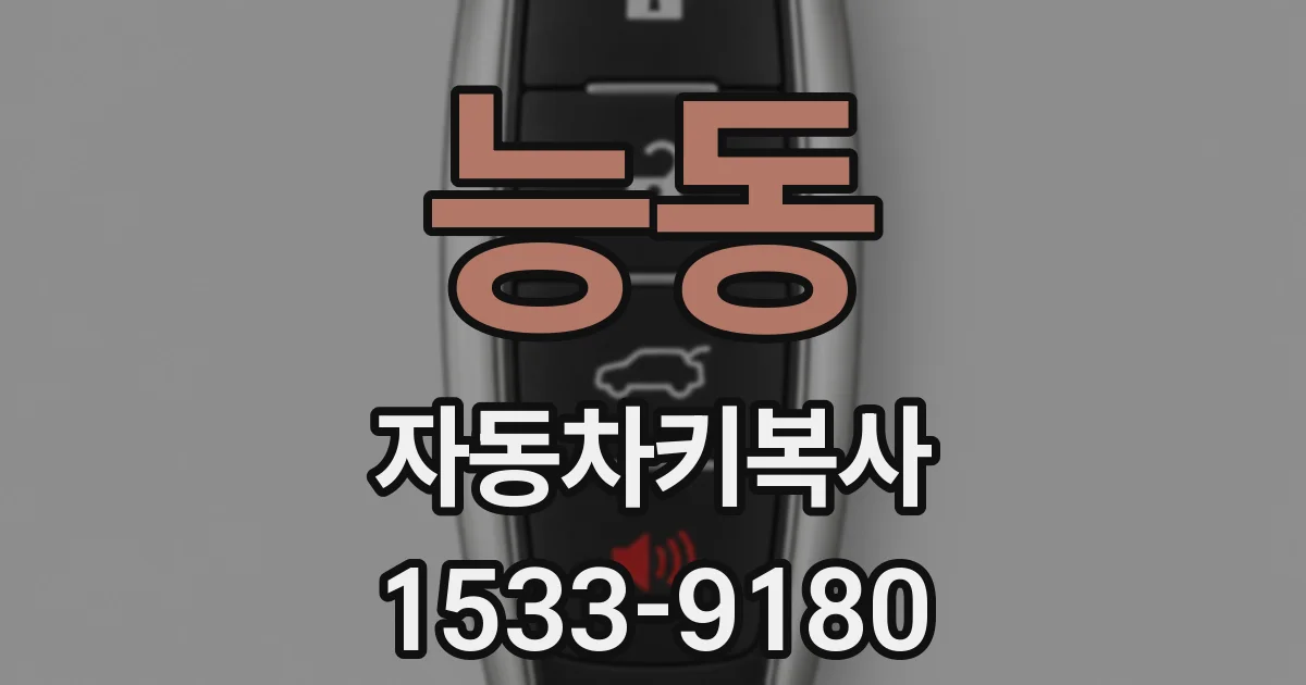 능동 자동차키복사