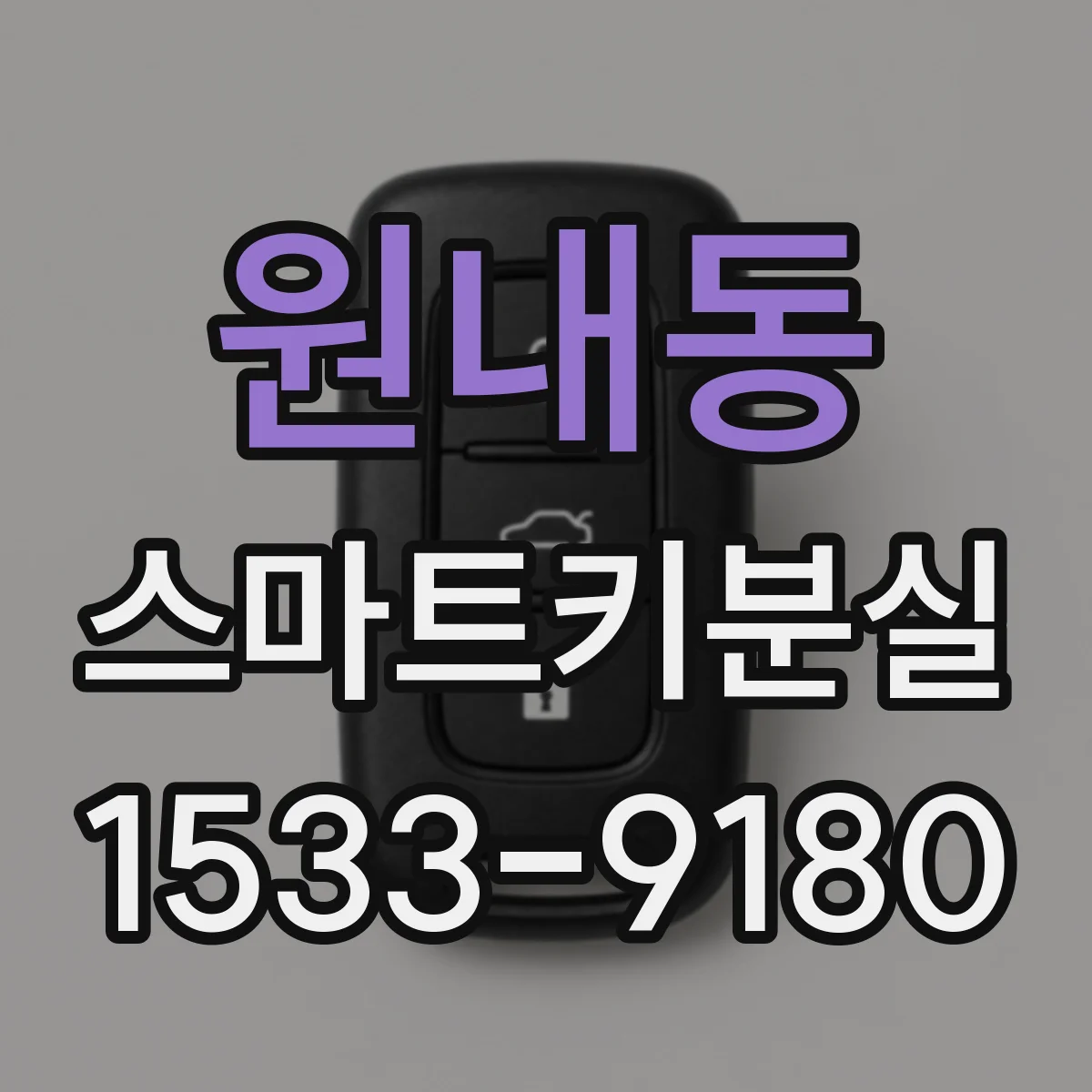 원내동 스마트키분실
