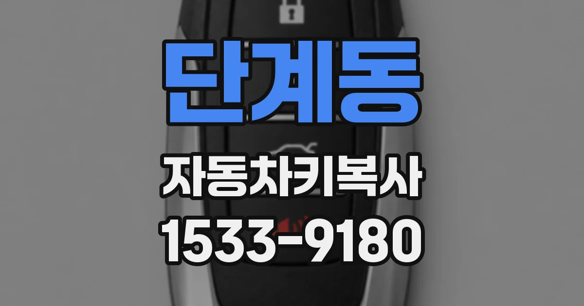 단계동 자동차키복사