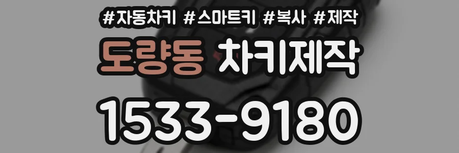 도량동 차키제작