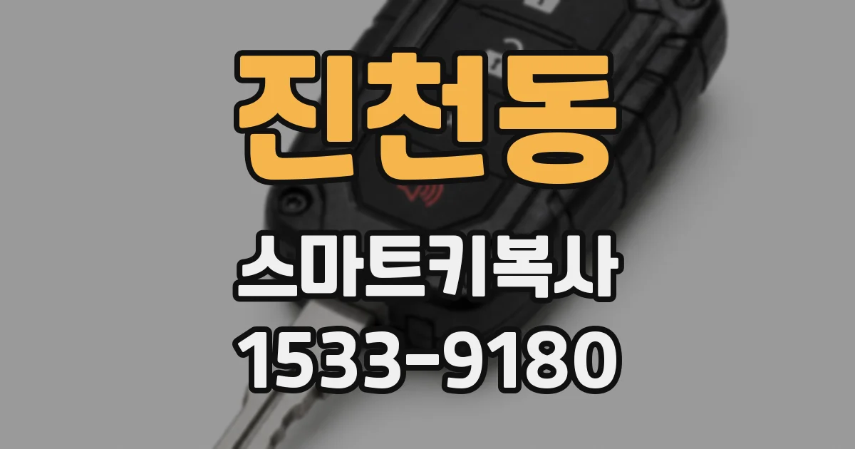 진천동 스마트키복사