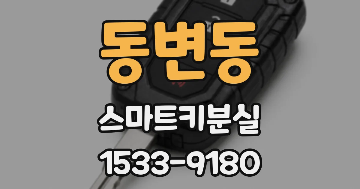 동변동 스마트키분실