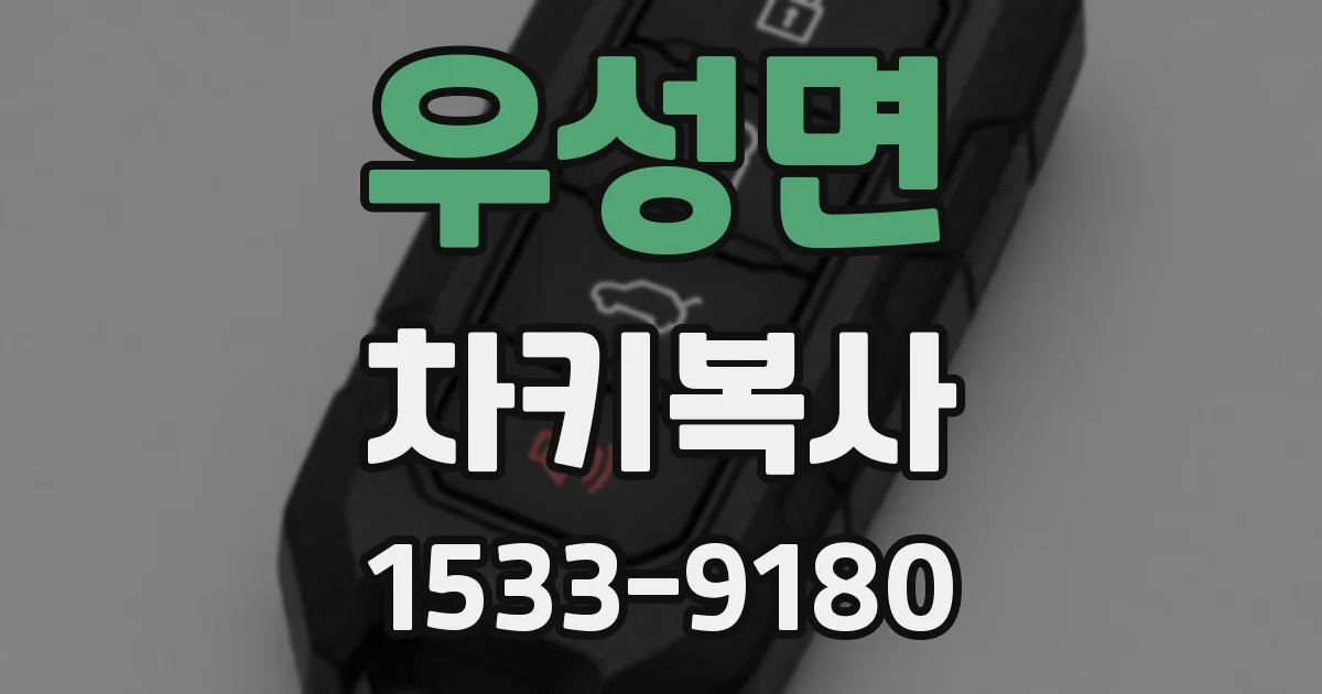 우성면 차키복사